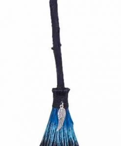Nemesis Now Positive Energy Broomsticks Blue Angel Wing Charm