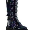 Gothic Boots Demonia DAMNED-318 Boots Hologram