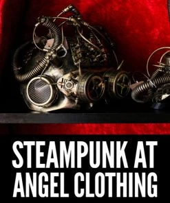 Carnival Dark Baron Steampunk Half Face Mask With LED Lights