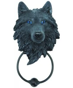Nemesis Now Dark Guardian Wolf Door Knocker
