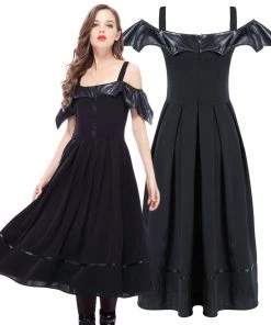 Dark In Love Bat Wing Dress Ladies Gothic Clothing