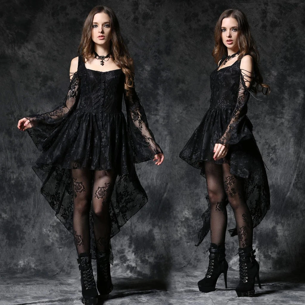 Ladies Gothic Clothing Dark In Love Gothic Ghost Dress 4 Ladies Gothic Clothing Dark In Love Gothic Ghost Dress