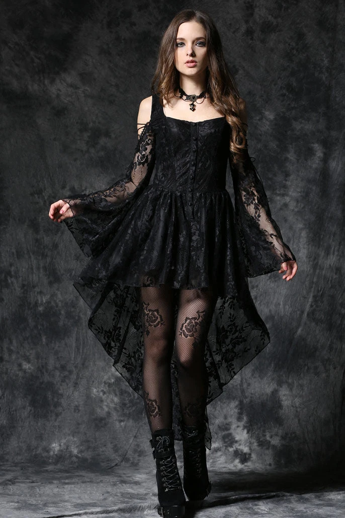 Ladies Gothic Clothing Dark In Love Gothic Ghost Dress 3 Ladies Gothic Clothing Dark In Love Gothic Ghost Dress