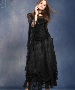 Dark In Love Gothique Elegant Skirt Ladies Gothic Clothing