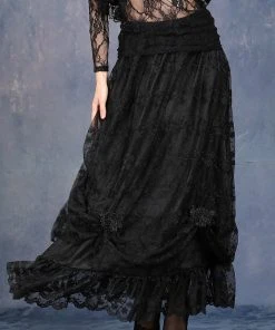 Dark In Love Gothique Elegant Skirt Ladies Gothic Clothing