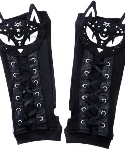 Innocent Clothing Dark Kitty Armwarmers Gothic Accessories