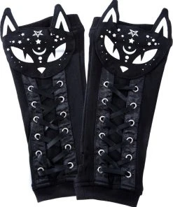 Innocent Clothing Dark Kitty Armwarmers Gothic Accessories