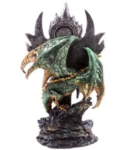 Puckator All Homeware Dark Legends Eye Of The Sword Green Dragon Figurine