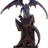 Puckator All Homeware Dark Legends Village Protector Dragon Blue