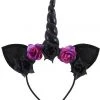 Something Different Headresses And Veils Dark Unicorn Headband