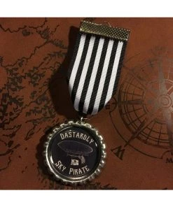 Dragophelion Designs Dastardly Sky Pirate Steampunk Medal