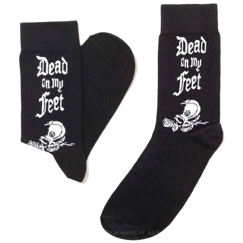 Alchemy Gothic Alchemy Dead On My Feet Socks 4 Alchemy Gothic Alchemy Dead On My Feet Socks