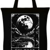 Grind Deadly Tarot The Moon Tote Bag