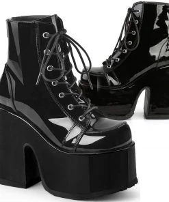 Gothic Boots Demonia CAMEL-203 Boots Patent