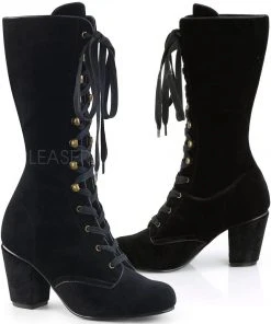 Demonia VIVIKA-205 Boots Velvet Gothic Boots 15 Demonia VIVIKA-205 Boots Velvet Gothic Boots