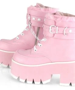 All Footwear Demonia ASHES 57 Pink Boots 9 All Footwear Demonia ASHES 57 Pink Boots