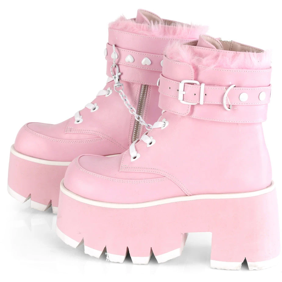 All Footwear Demonia ASHES 57 Pink Boots 5 All Footwear Demonia ASHES 57 Pink Boots