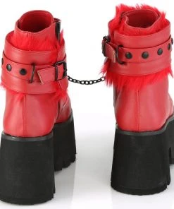 All Footwear Demonia ASHES 57 Boots Red 10 All Footwear Demonia ASHES 57 Boots Red
