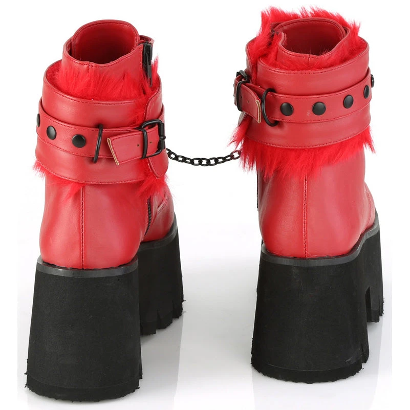All Footwear Demonia ASHES 57 Boots Red 6 All Footwear Demonia ASHES 57 Boots Red