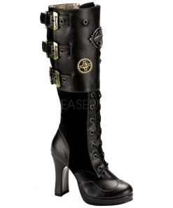 Gothic Boots Demonia Crypto 302 Boots Black
