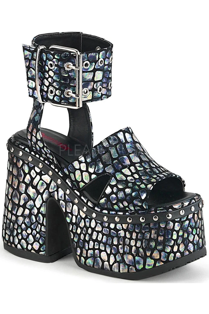 All Footwear Demonia CAMEL 102 Shoes Silver 3 All Footwear Demonia CAMEL 102 Shoes Silver