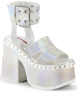 All Footwear Demonia CAMEL-102 Shoes White