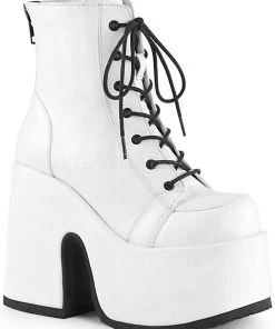 Demonia CAMEL-203 Boots White