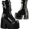 Gothic Boots Demonia CAMEL-250 Boots PVC 2 Gothic Boots Demonia CAMEL-250 Boots PVC