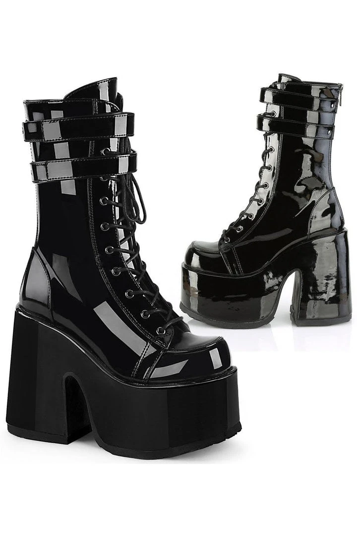 Gothic Boots Demonia CAMEL-250 Boots PVC 3 Gothic Boots Demonia CAMEL-250 Boots PVC