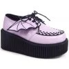 Gothic Boots Demonia CREEPER-205 Shoes Lavender