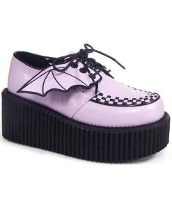 Gothic Boots Demonia CREEPER-205 Shoes Lavender