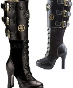 Gothic Boots Demonia Crypto 302 Boots Black
