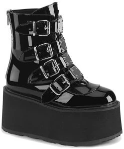 Gothic Boots Demonia DAMNED 105 Black Patent Boots
