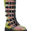 Ladies Fetish Boots Demonia DAMNED 318 Boots Pink