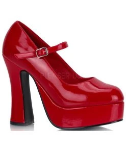 Ladies Fetish Boots Demonia DOLLY-50 Shoes Red