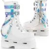 Demonia ETERNAL-115 White Boots All Footwear