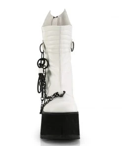 Demonia KERA 130 White Boots