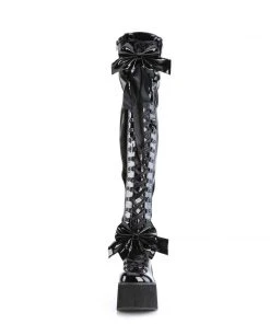 Demonia KERA 303 Patent Boots Gothic Boots