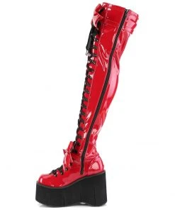 Gothic Boots Demonia KERA 303 Red Boots