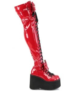 Gothic Boots Demonia KERA 303 Red Boots