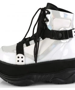 Demonia Neptune 181 White Boots