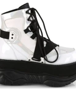 Demonia Neptune 181 White Boots