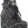 Gothic Boots Demonia POISON 107 Nubuck Boots