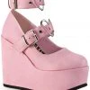 All Footwear Demonia POISON-99-2 Shoes Pink