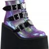 Gothic Boots Demonia SWING 105 Boots Purple