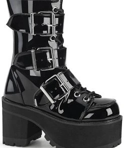 Gothic Boots Demonia RANGER 308 Boots Patent