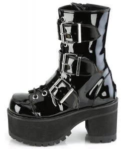 Gothic Boots Demonia RANGER 308 Boots Patent