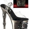 Gothic Boots Demonia Rapture 808-LT Shoes Pewter 1 Gothic Boots Demonia Rapture 808-LT Shoes Pewter