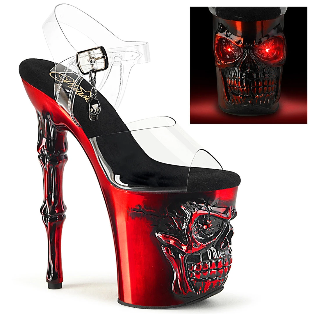 Gothic Boots Demonia Rapture 808-LT Red Shoes 4 Gothic Boots Demonia Rapture 808-LT Red Shoes