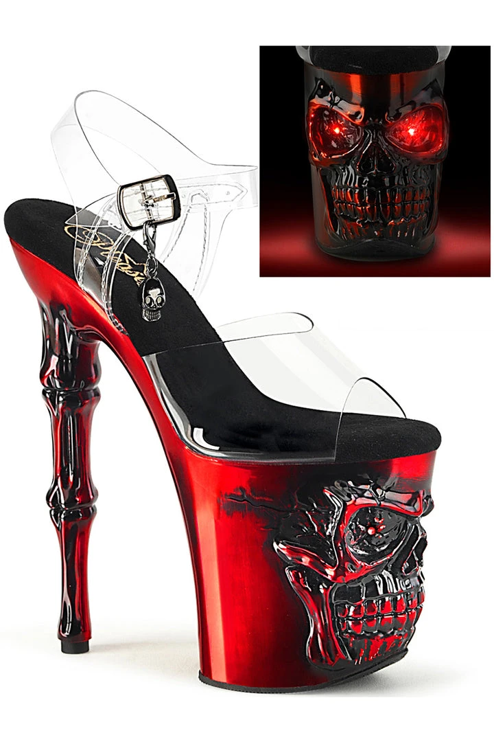 Gothic Boots Demonia Rapture 808-LT Red Shoes 3 Gothic Boots Demonia Rapture 808-LT Red Shoes